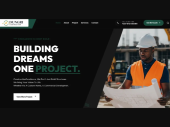 Construction Company Website