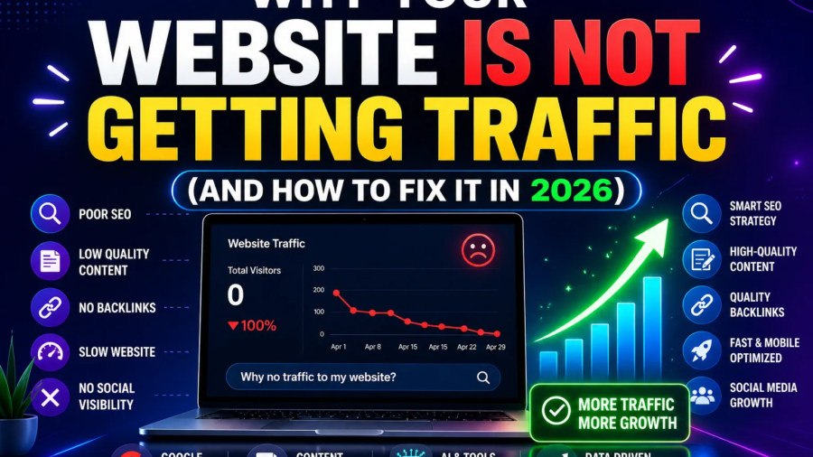 why your website is not getting traffic